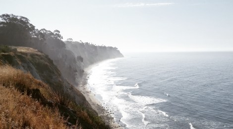 My view running along the Santa Barbara Coast