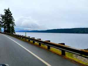 A portion of the Hood Canal on the way up to my parent's house.