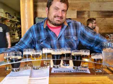 10 Barrel Flight of Beers, Portland OR