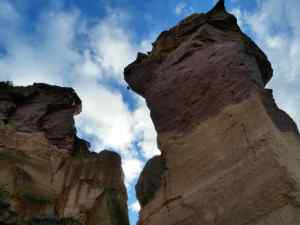 This 400ft Rock Formation is known as the Monkey Face 