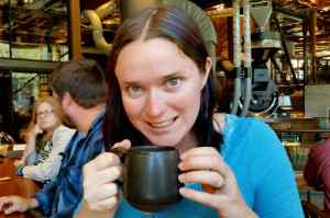 Sarah finally gets her coffee