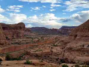 A view from the Corona Arch Trail