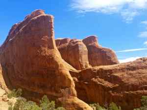 Rock formations in Arches National Park, in the Devil's Garden area
