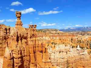 To the left of the picture is the hoodoo known as Thor's Hammer