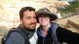A selfie near the inspiration point