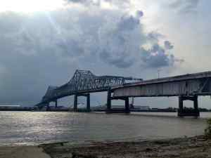 This was the first time KC and I saw the Mississippi