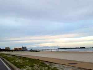 Our first view of the beaches at Biloxi, MS