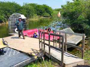 The Everglades air boat tour