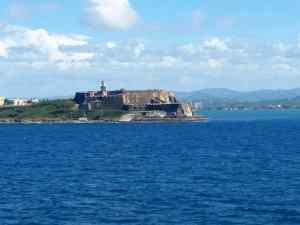 The Castillo San Felipe Del Morro at the entrance to the San Juan Bay in Puerto Rico