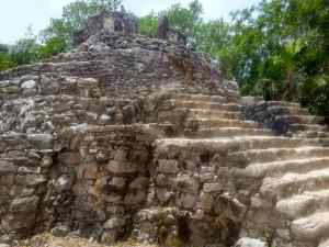 Around Xcaret, there were remains of an ancient Mayan Village