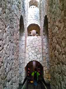 Inside the chapel, under the cemetery