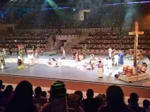 A scene from the Mexican History section of the show