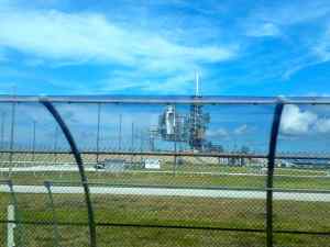 The space launch site!