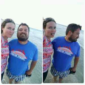 This was the first time I put my feet into the Atlantic Ocean