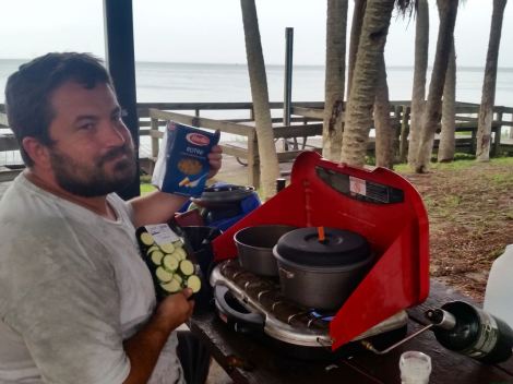 Cooking Along the Beach