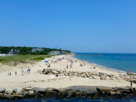 A typical beach on Martha's Vineyard