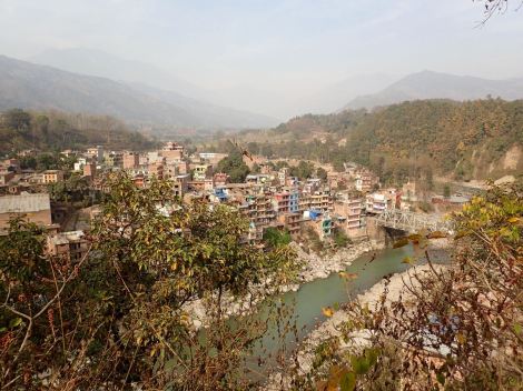 Trishuli in the distance