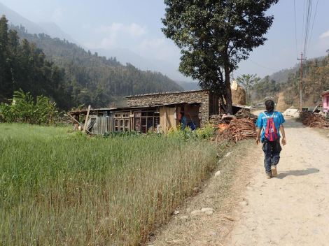 Bimala's temporary family house