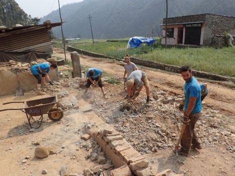 Working hard to finish